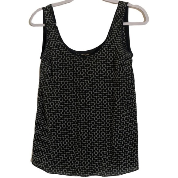 𝅺MASSING Dutti Petterned Tank Top - Navy Blue/White - 4 - Picture 1 of 11